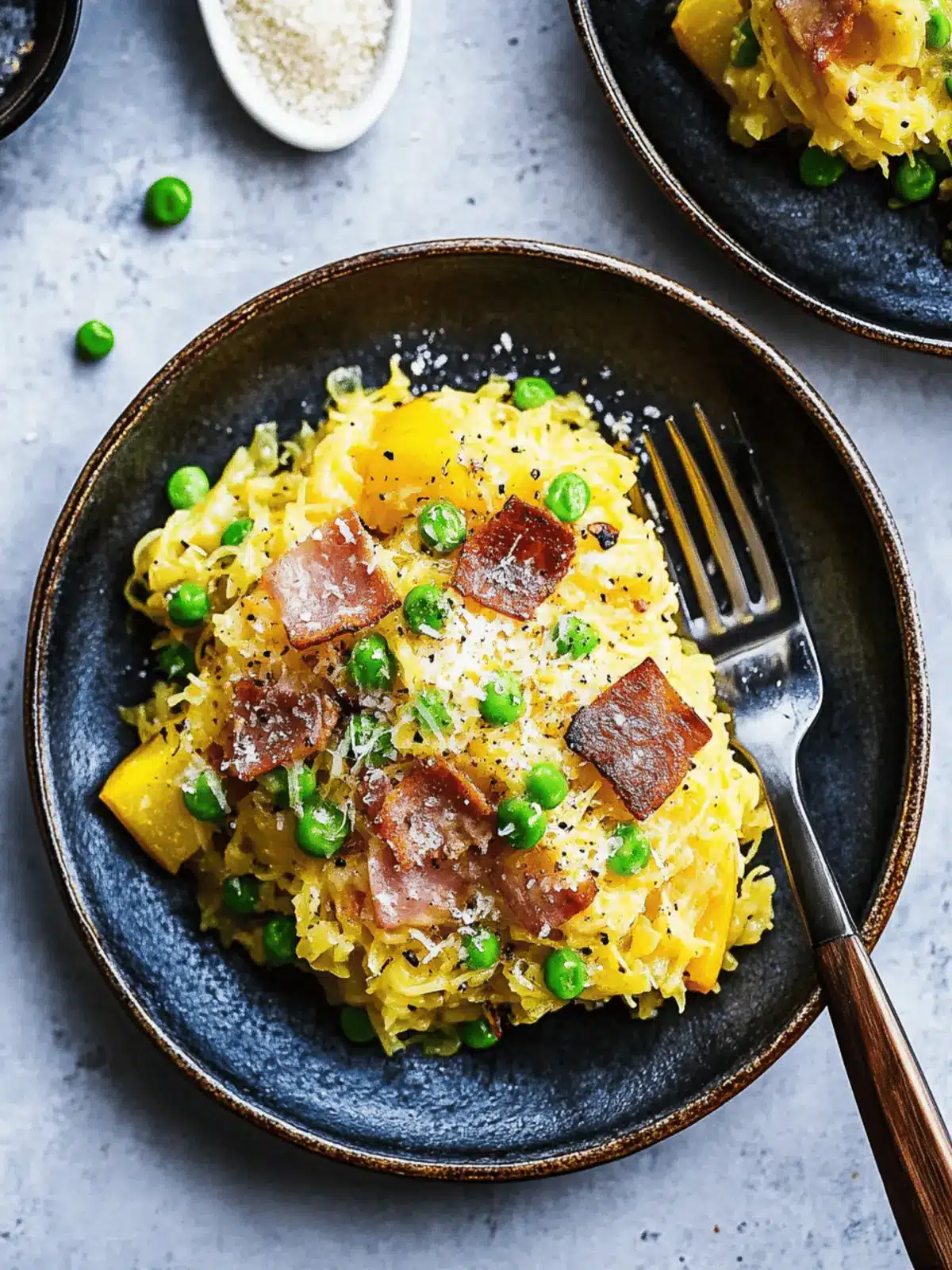Spaghetti Squash Carbonara