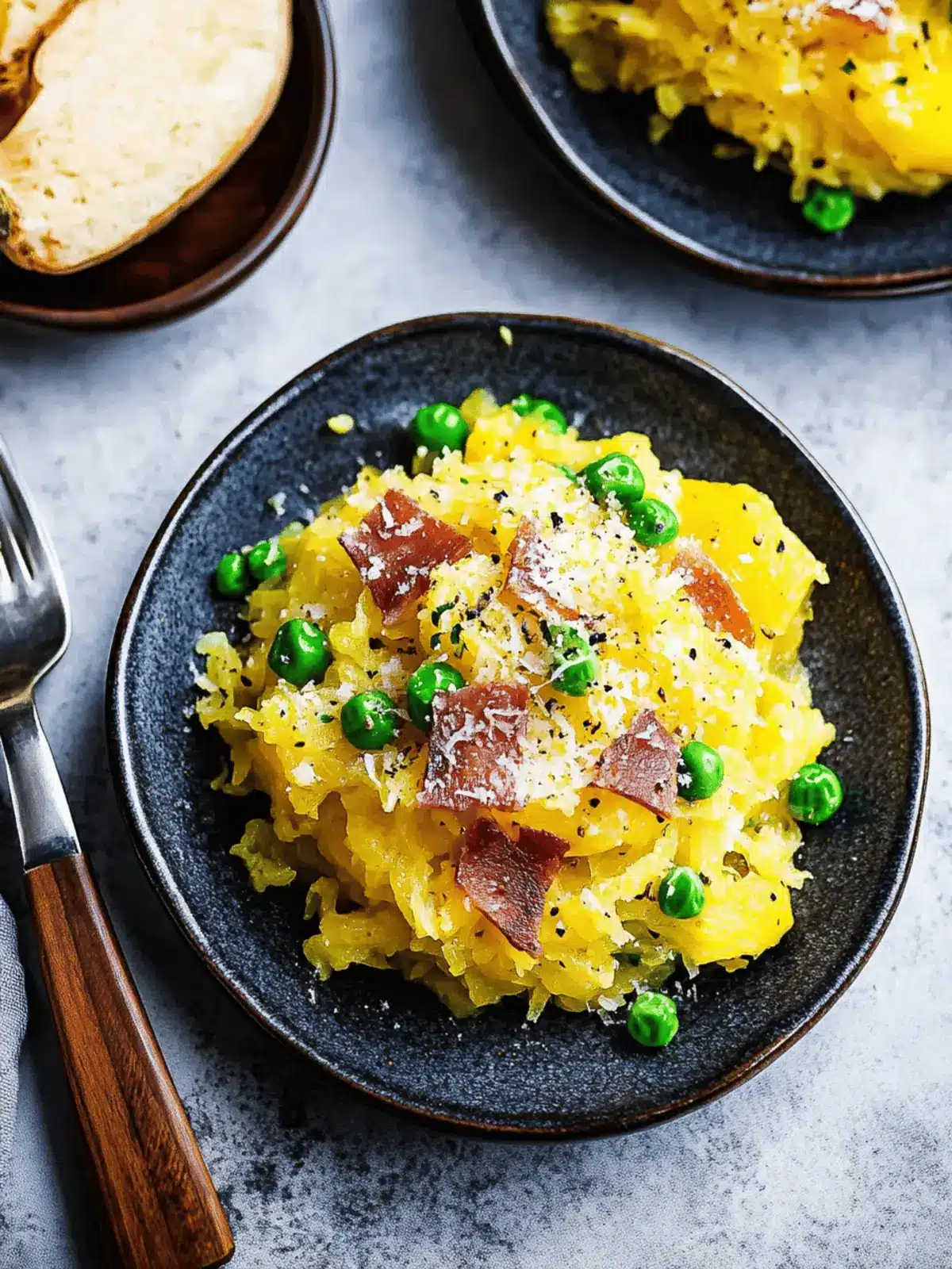 Spaghetti Squash Carbonara