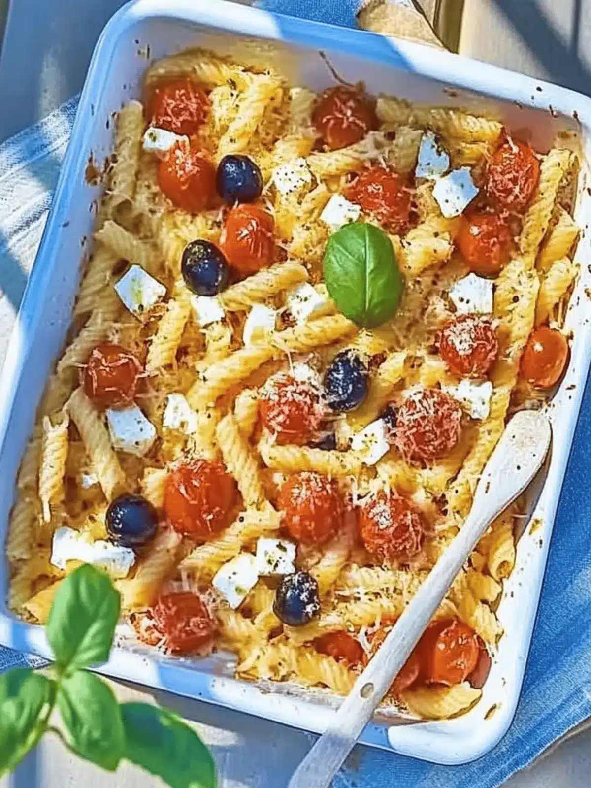 Baked feta & tomato pasta