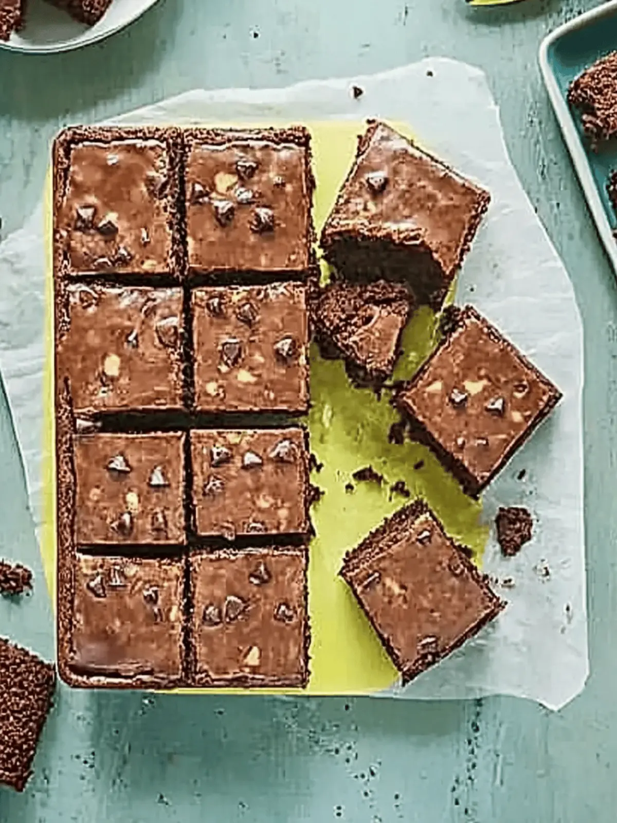 Chocolate chip traybake