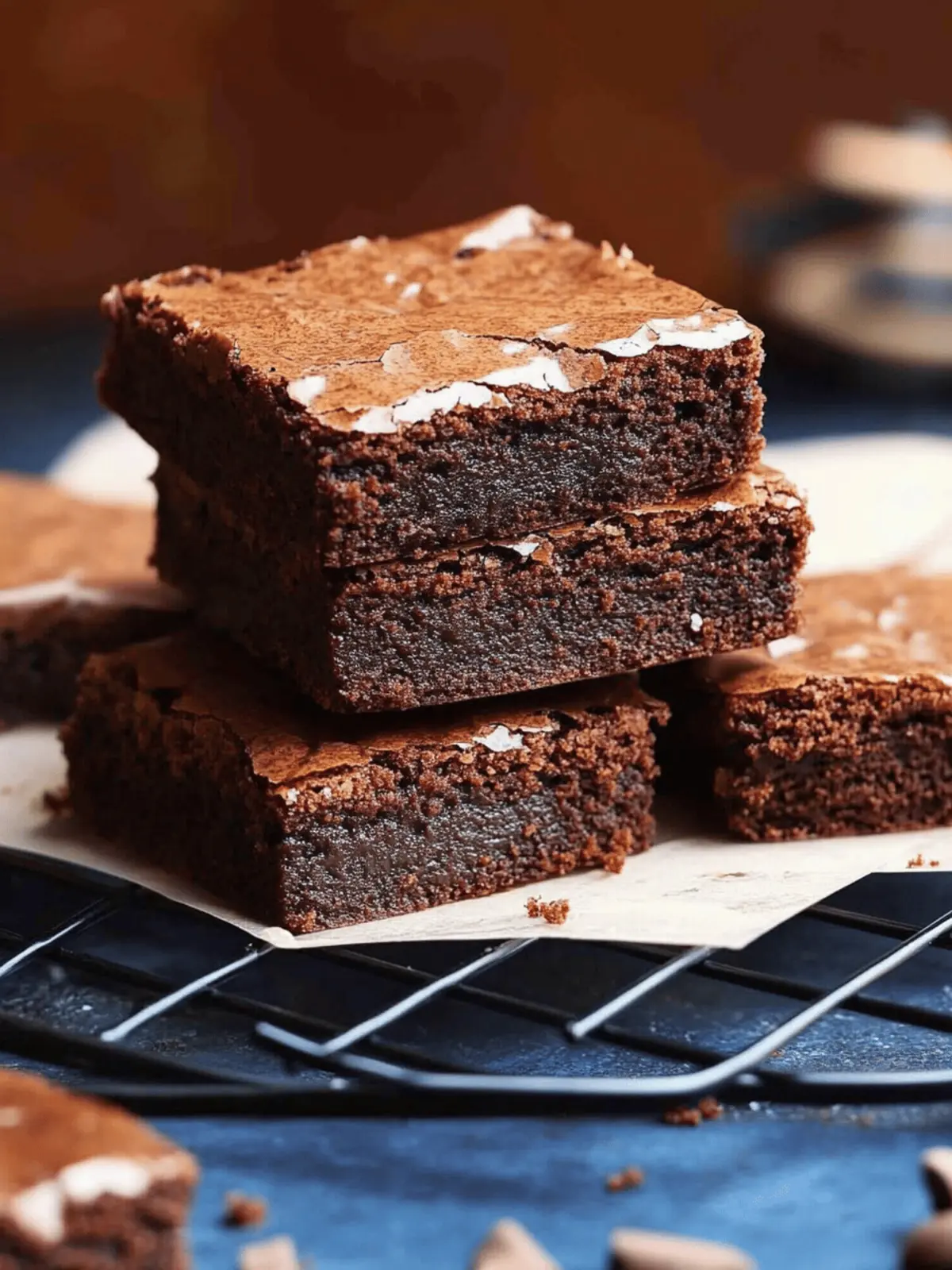 Perfect Shiny Crust Fudge Brownies