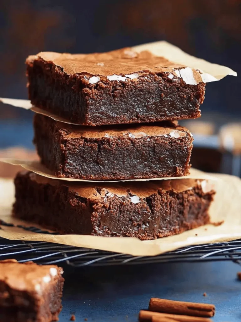 Perfect Shiny Crust Fudge Brownies