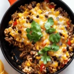 Mexican Beef 'N' Rice Skillet