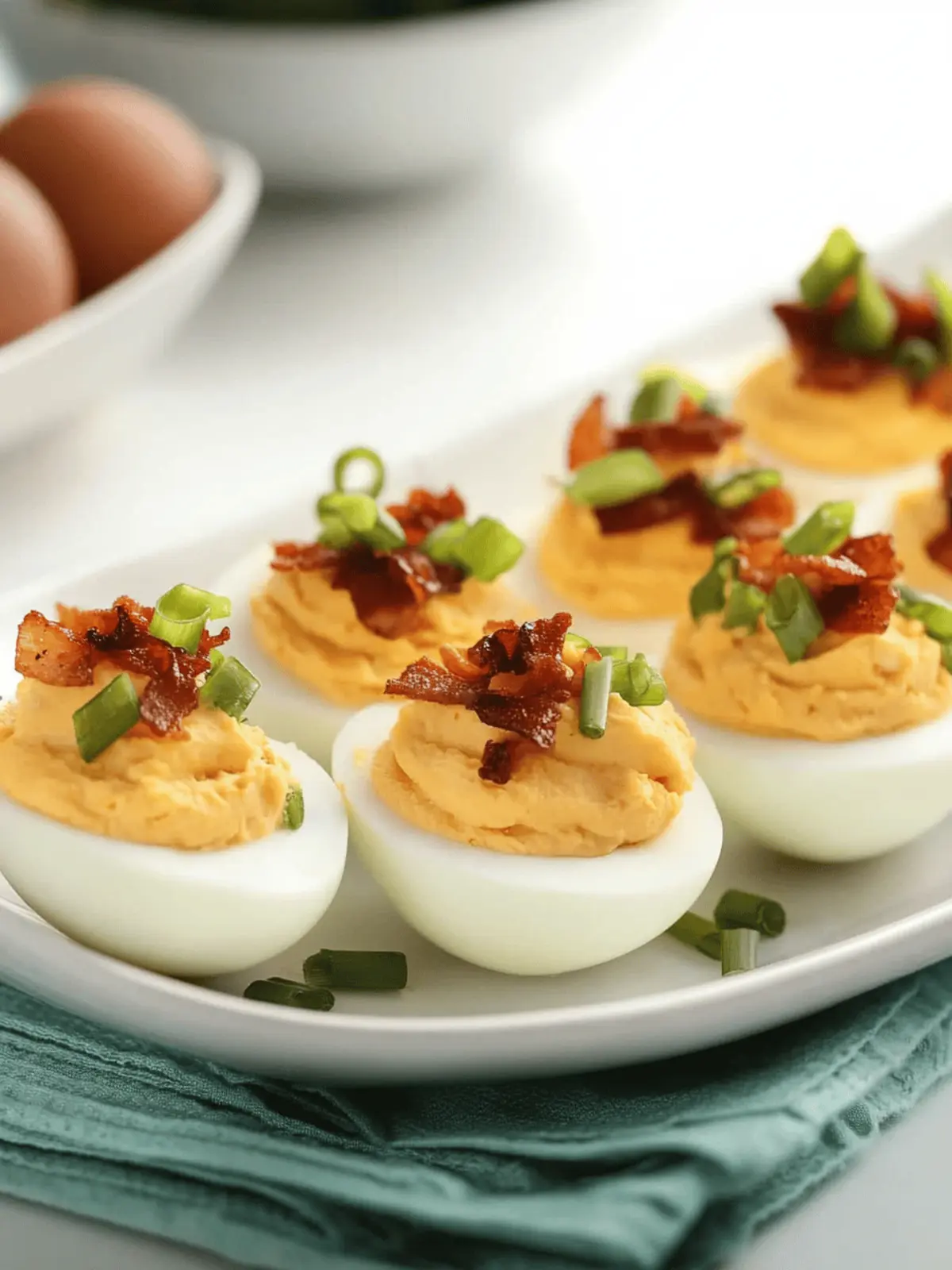 Sweetpotato Deviled Eggs