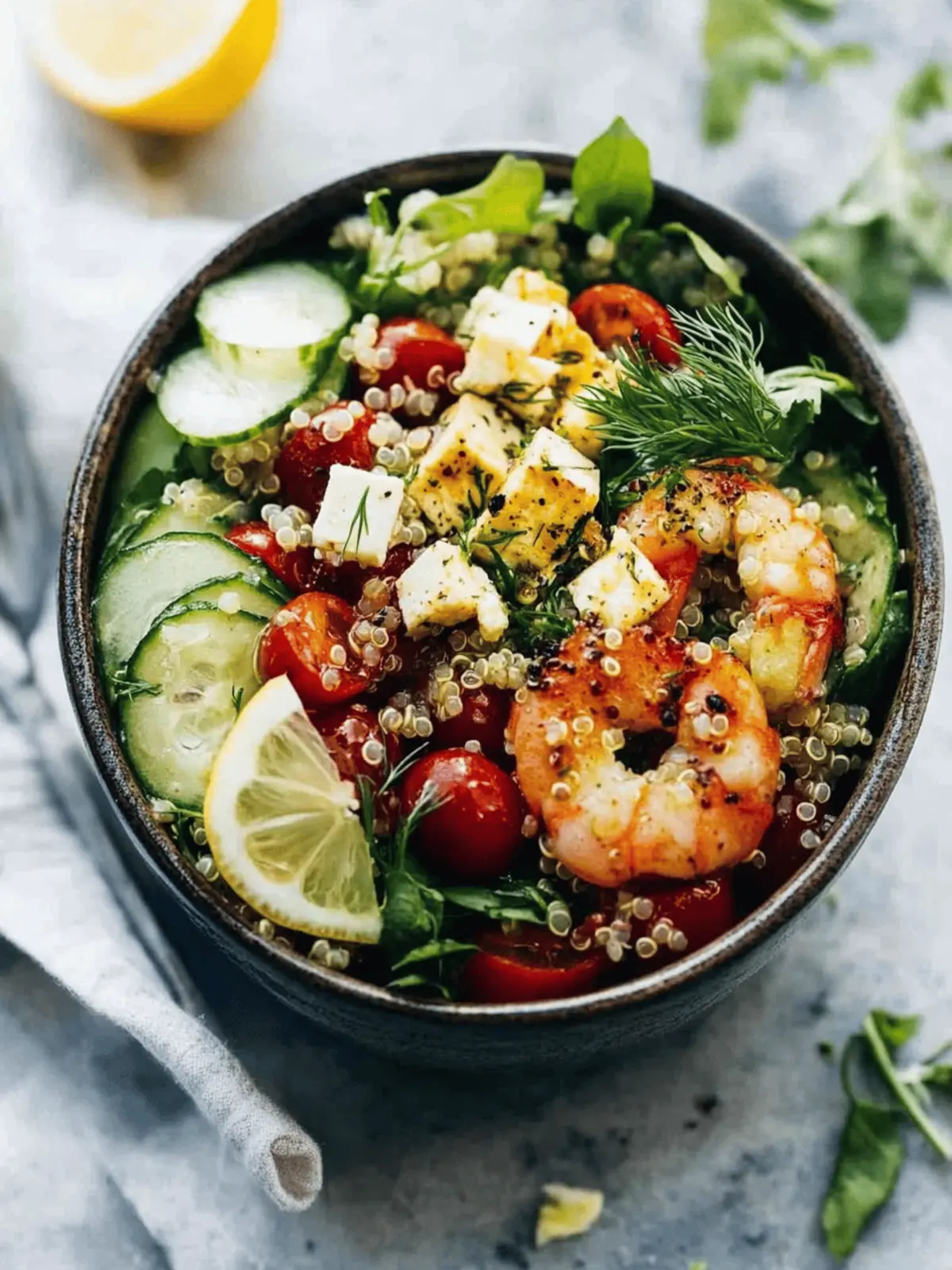 Summer Quinoa Salad Jars with Lemon Dill Dressing