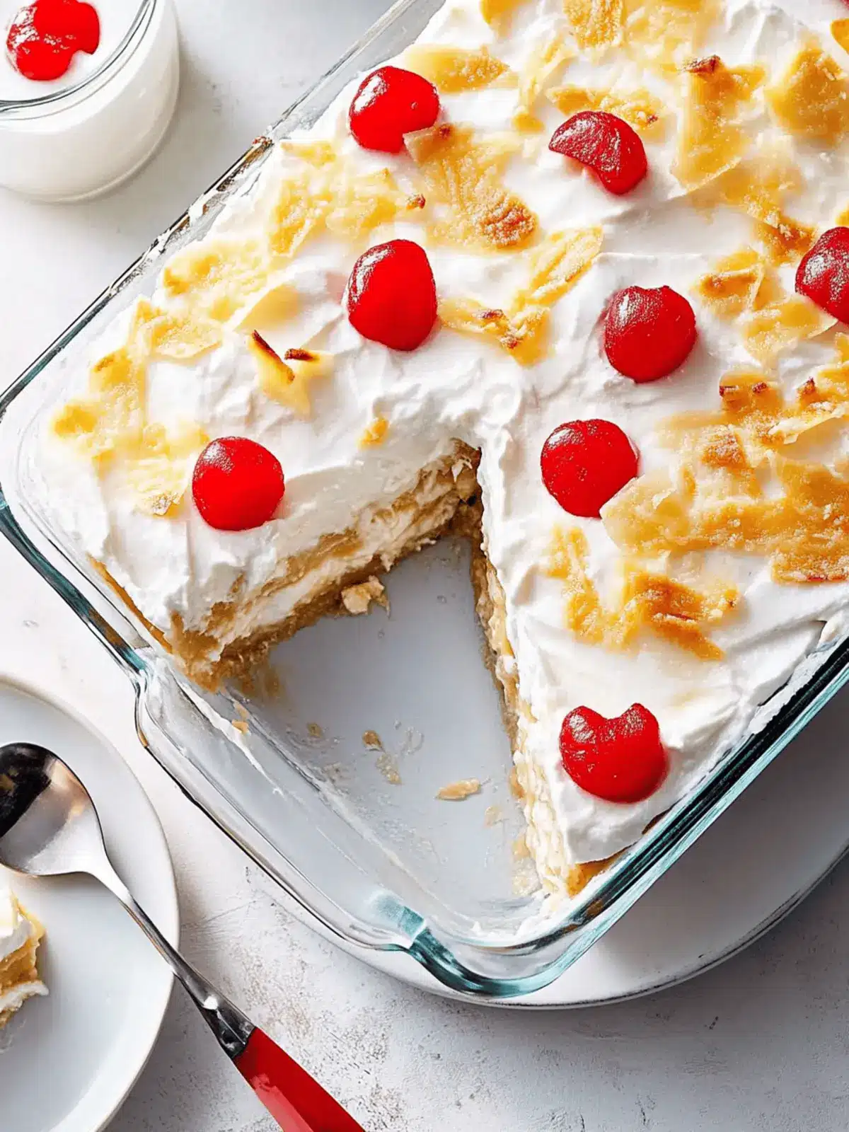 Piña Colada Lasagna
