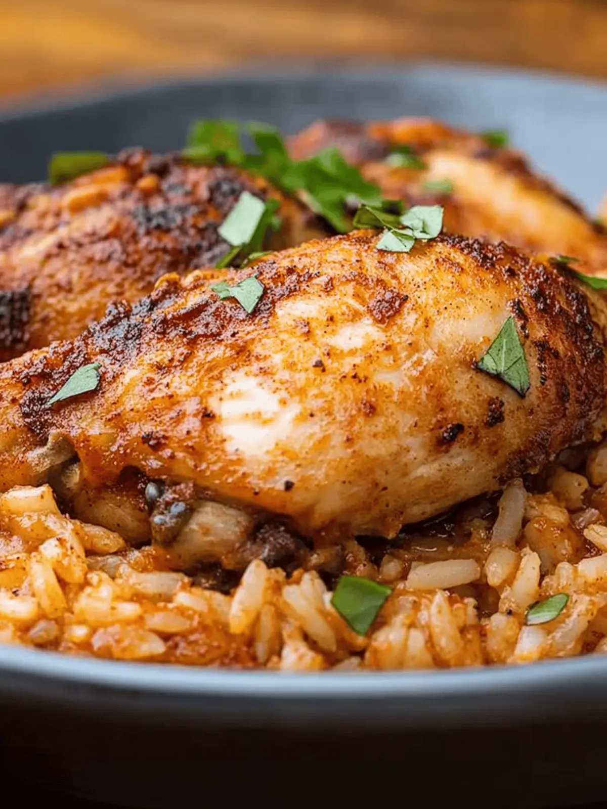 Paprika Chicken & Rice Bake