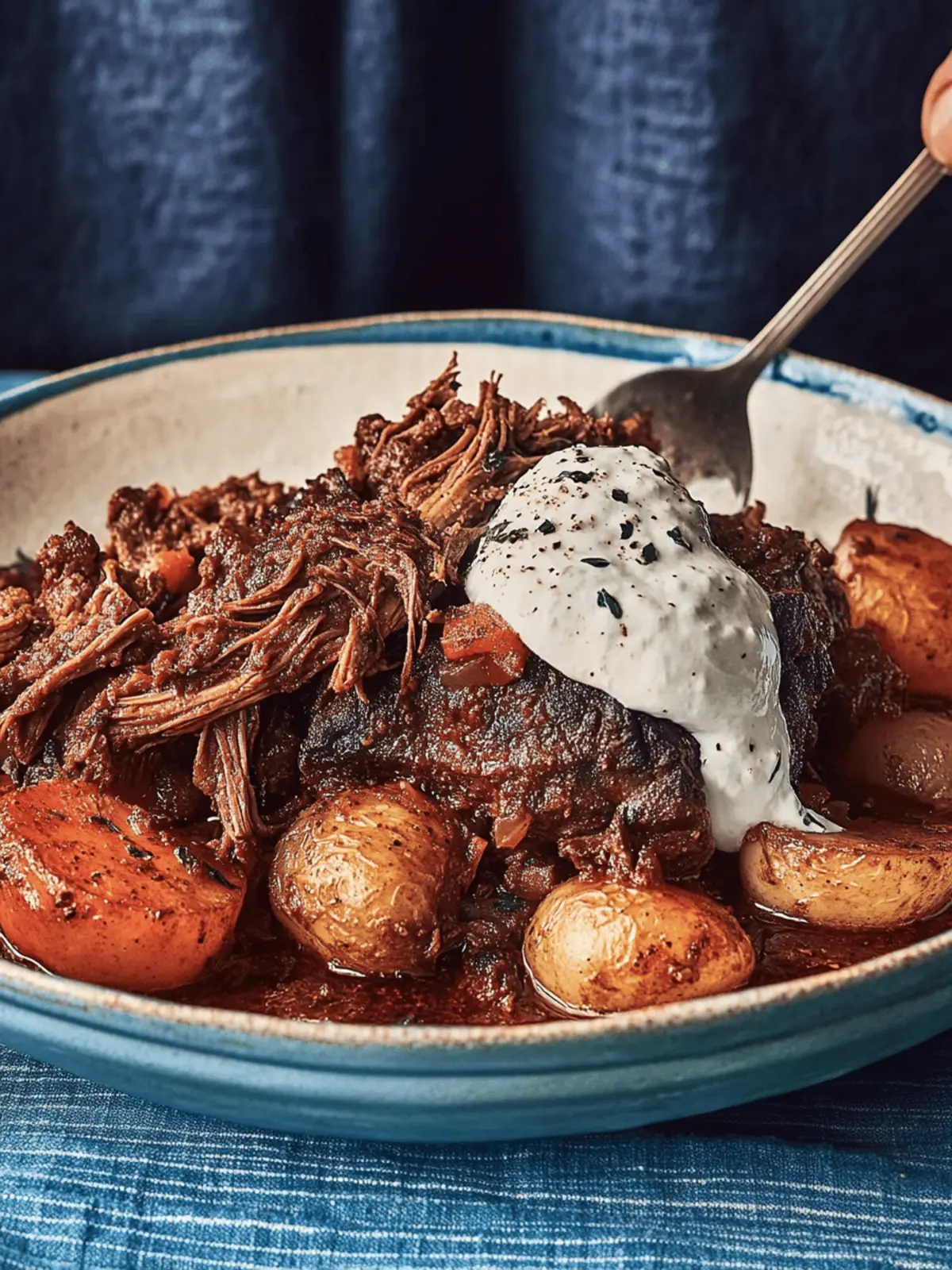 Savory Early Dismissal Pot Roast with Zesty Horseradish Cream 4 Early Dismissal Pot Roast
