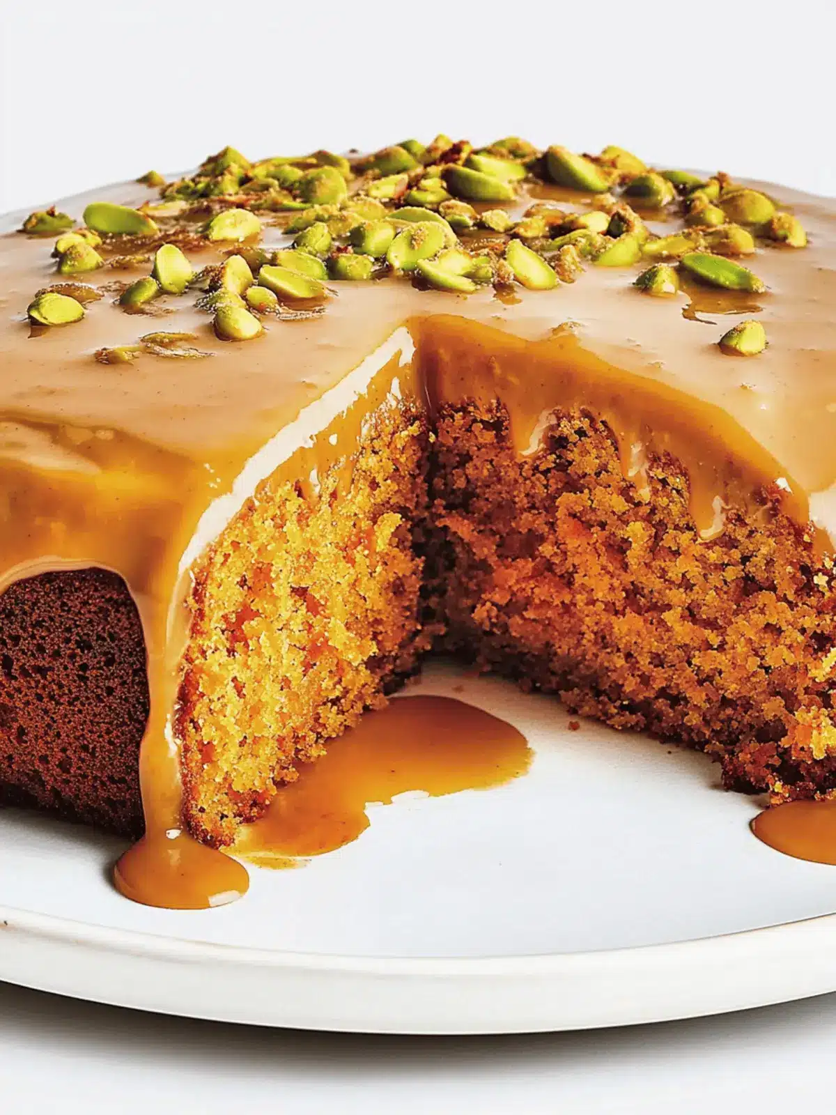 Cardamom-Pistachio Carrot Cake