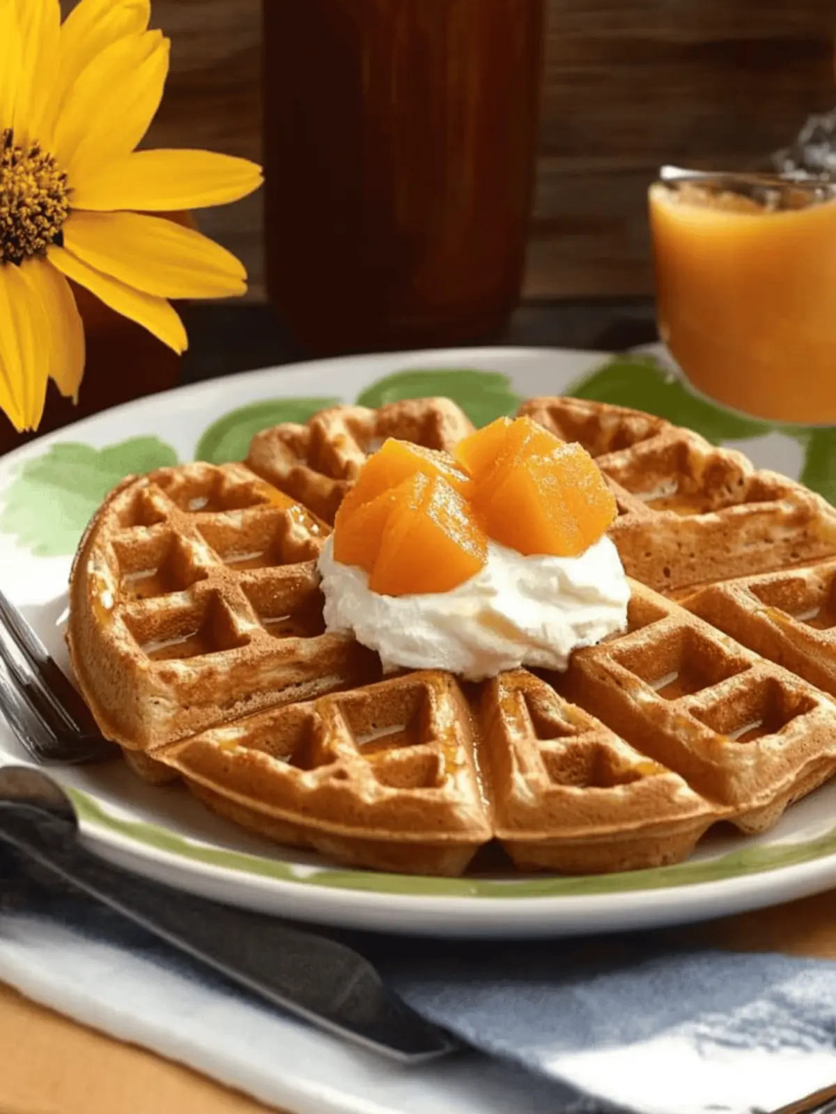 Sweetpotato Waffles