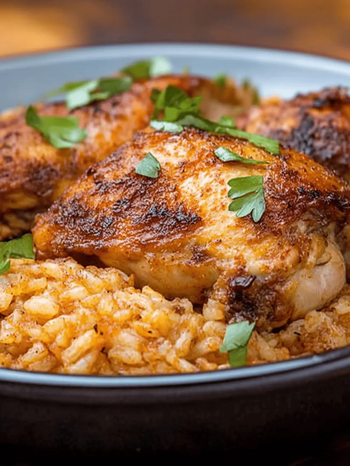 Paprika Chicken & Rice Bake