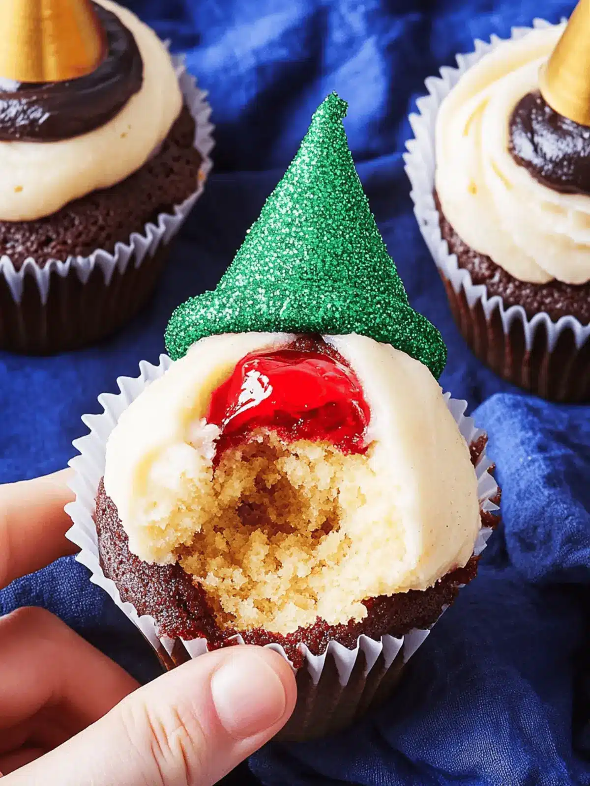Sorting Hat Cupcakes