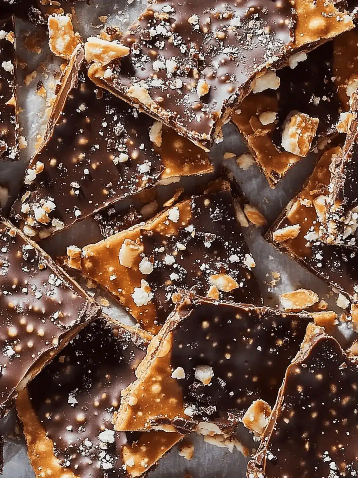 Chocolate Toffee Matzo