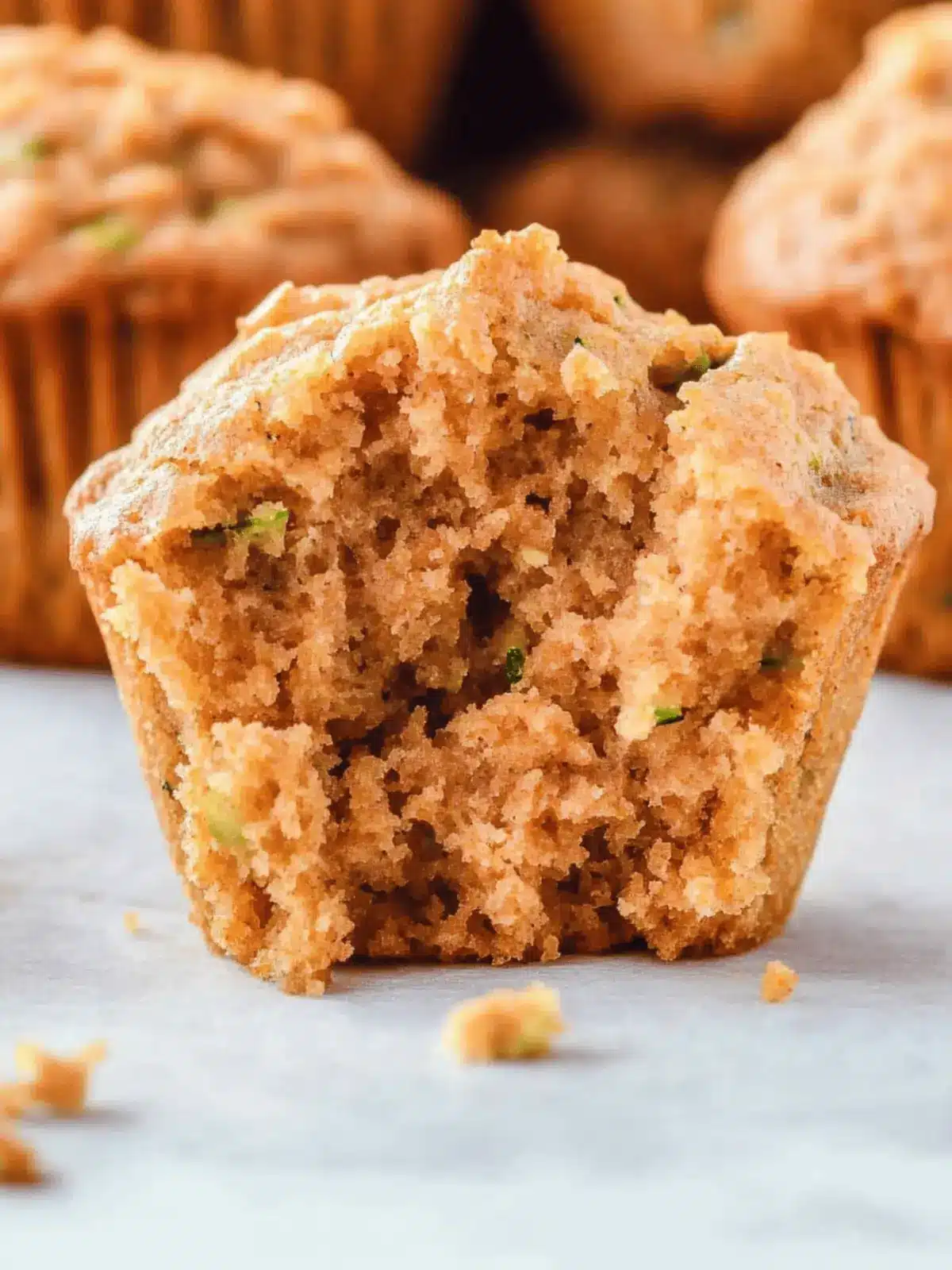 Whole Wheat Sweetpotato Zucchini Muffins