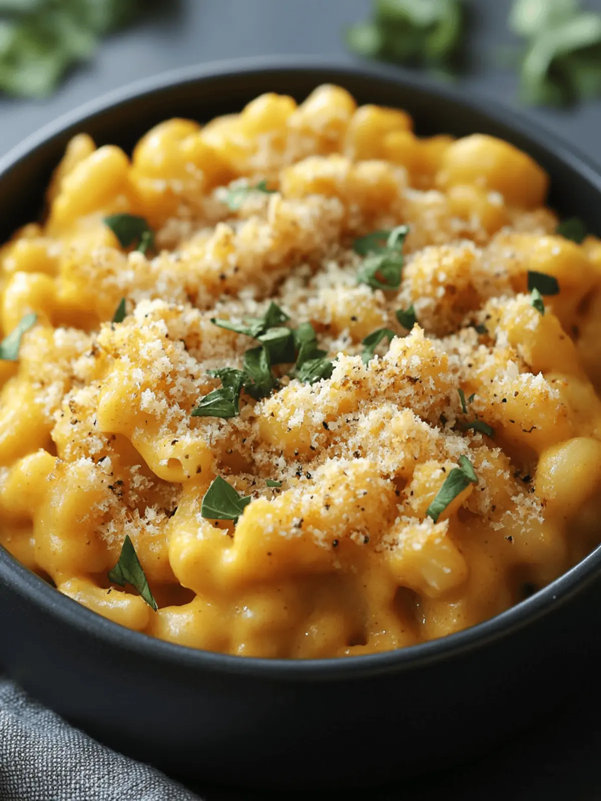 Vegan Pumpkin Mac ‘n’ Cheese
