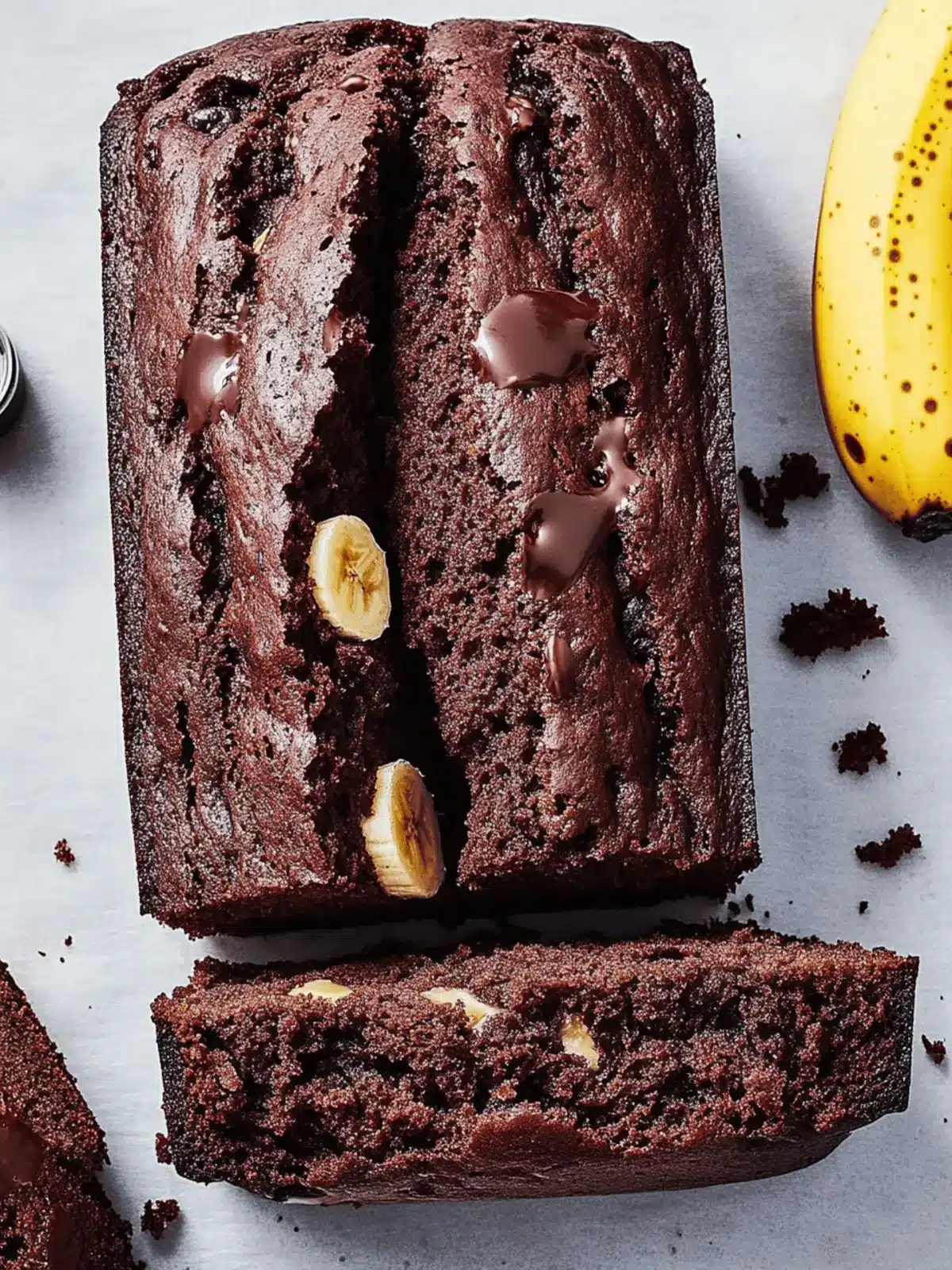 Blackout Banana Bread