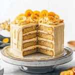 Eggless Banana Layer Cake