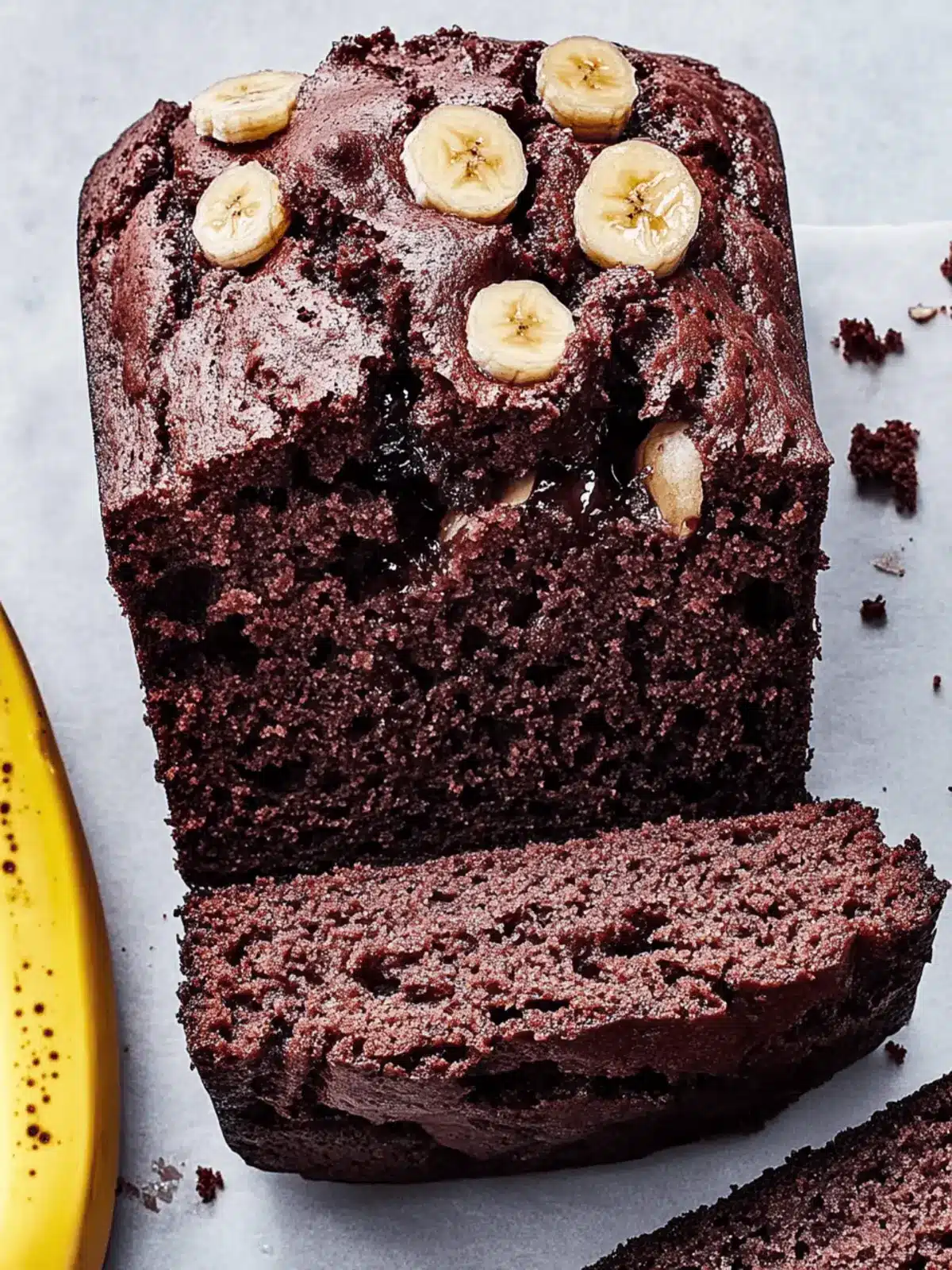Blackout Banana Bread