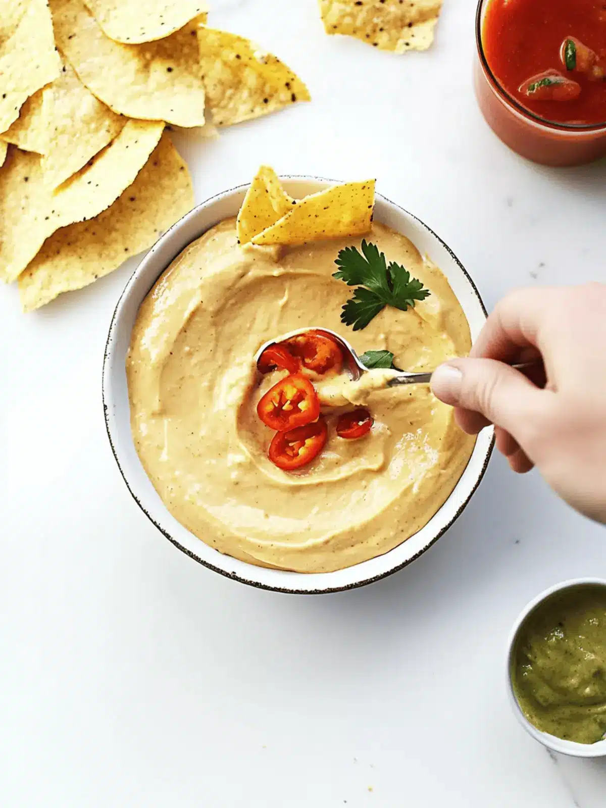 Cashew-Less Vegan Queso