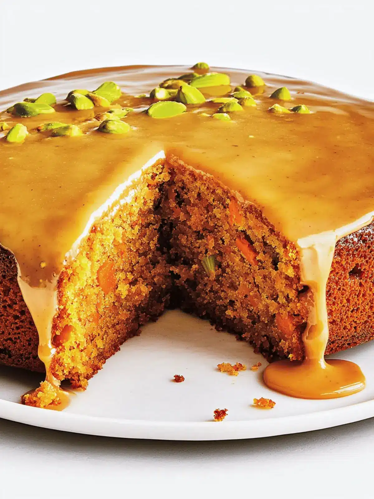 Cardamom-Pistachio Carrot Cake