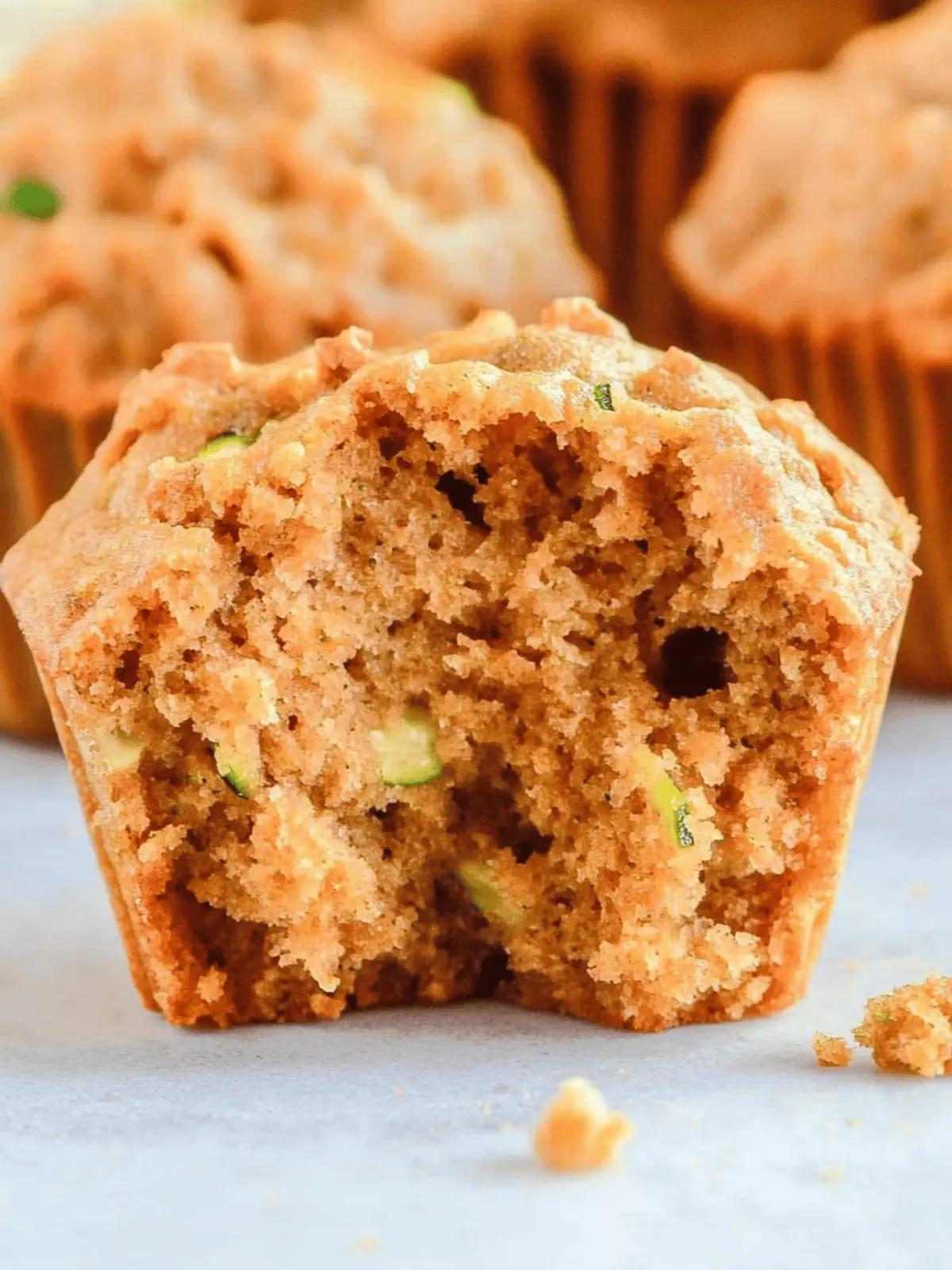 Whole Wheat Sweetpotato Zucchini Muffins
