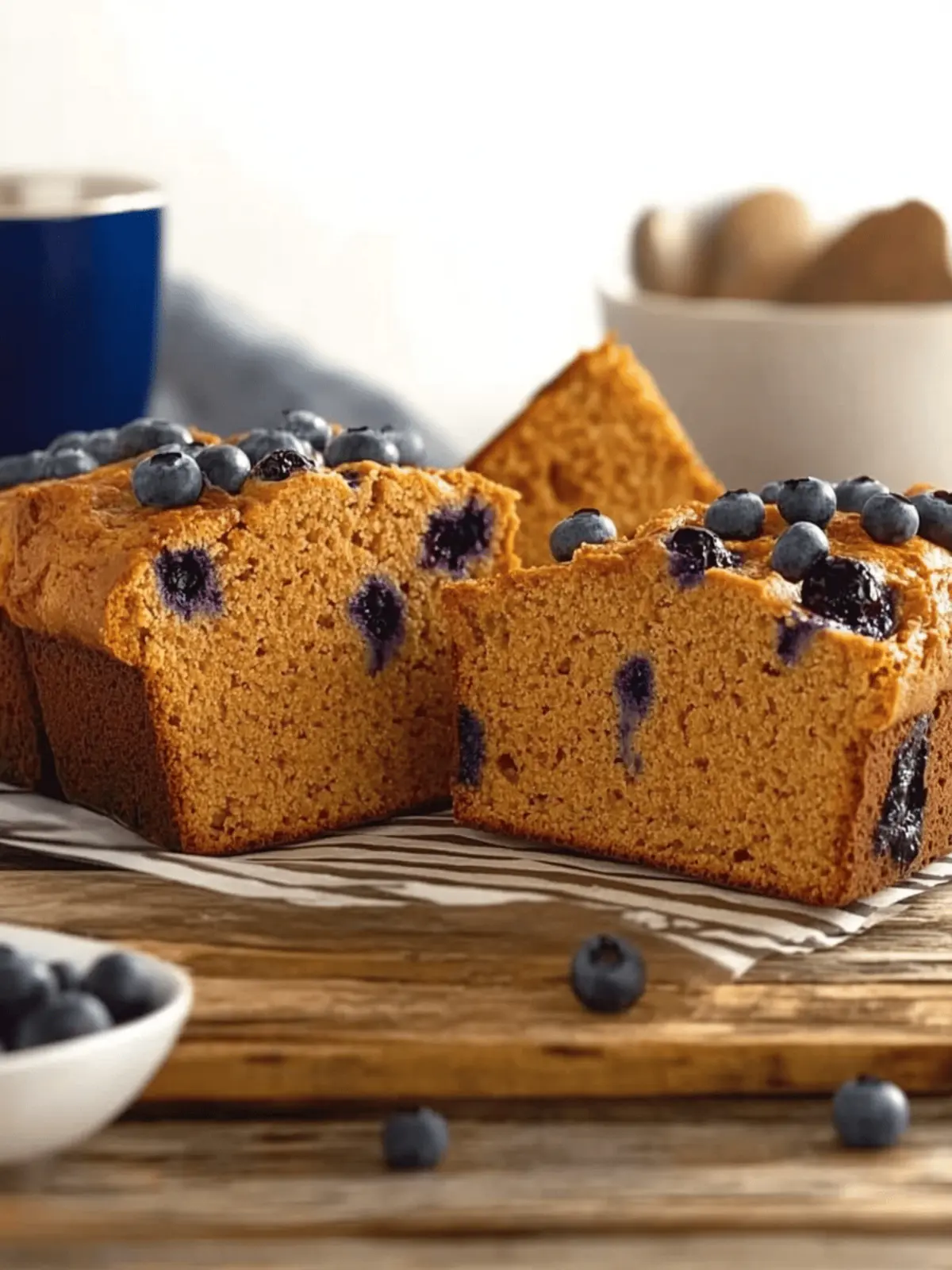 Sweetpotato ‘n Blueberry Bread