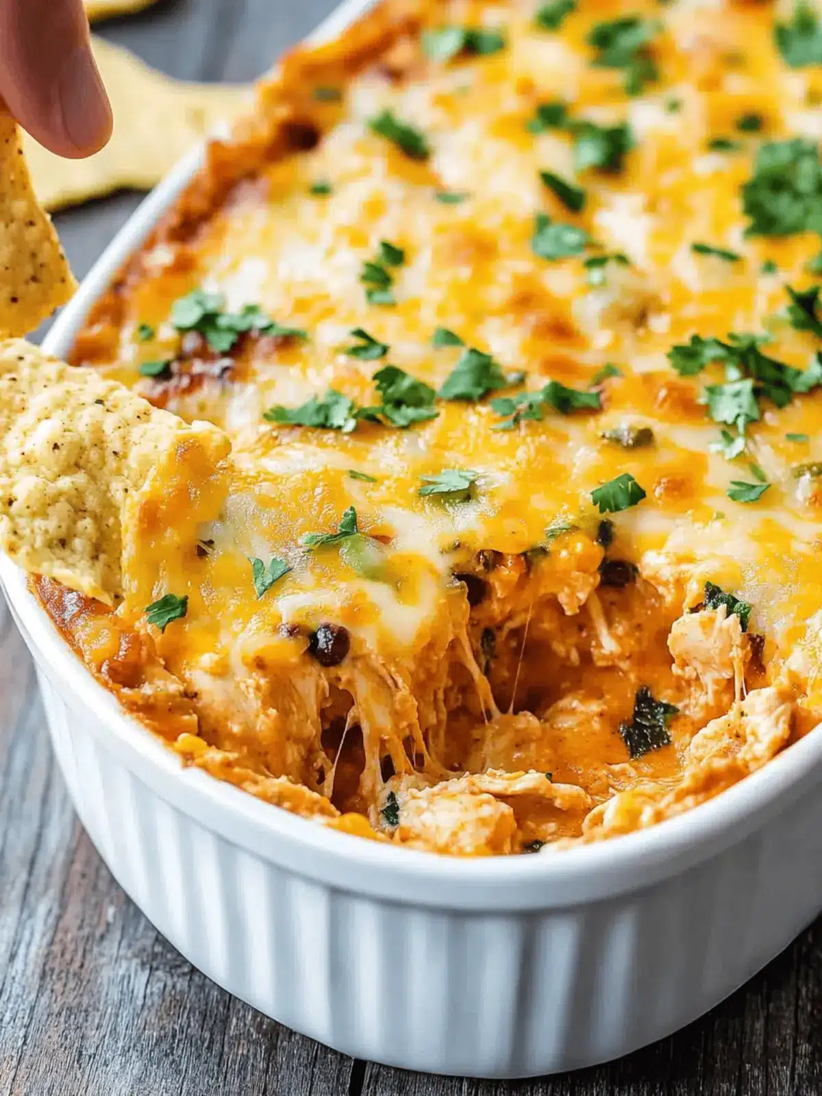Chicken Enchilada Dip