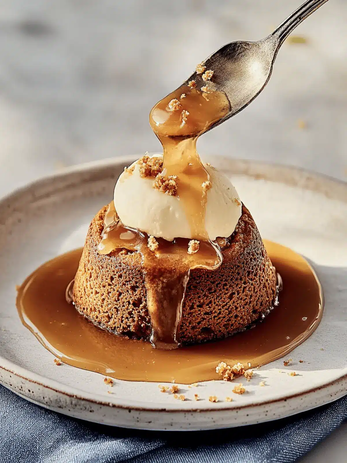 Walnut-Buckwheat Toffee Cakes