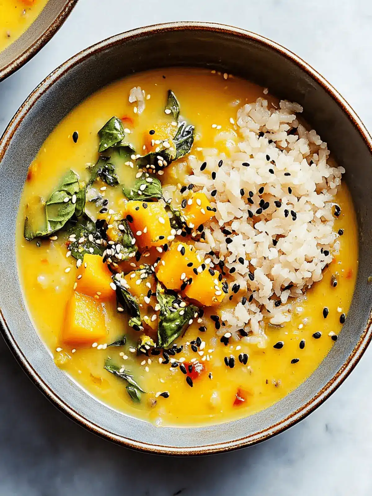 Creamy Miso-Tahini Squash Soup With Brown Rice for Cozy Nights 4 Miso-Tahini Squash Soup With Brown Rice