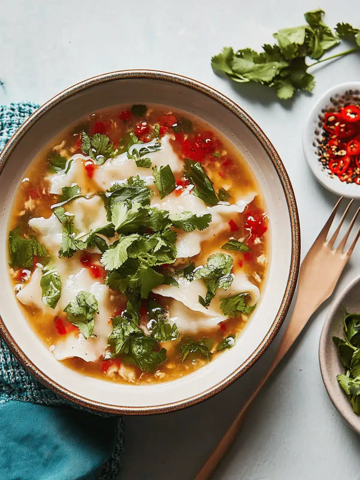 Hearty Thenthuk: Your Cozy Vegetarian Noodle Soup Fix 5 Thenthuk