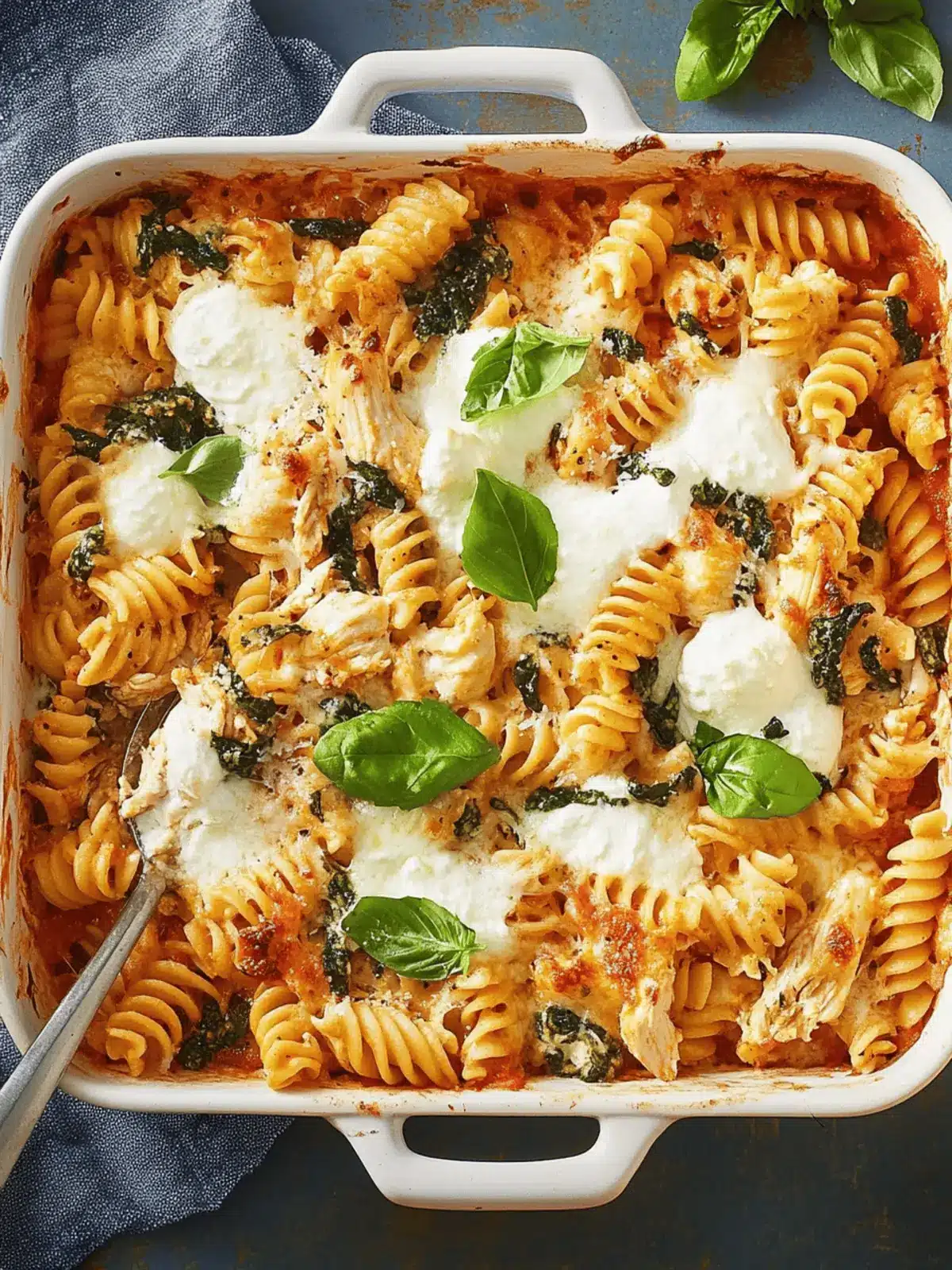 No-Boil Baked Chicken Pasta