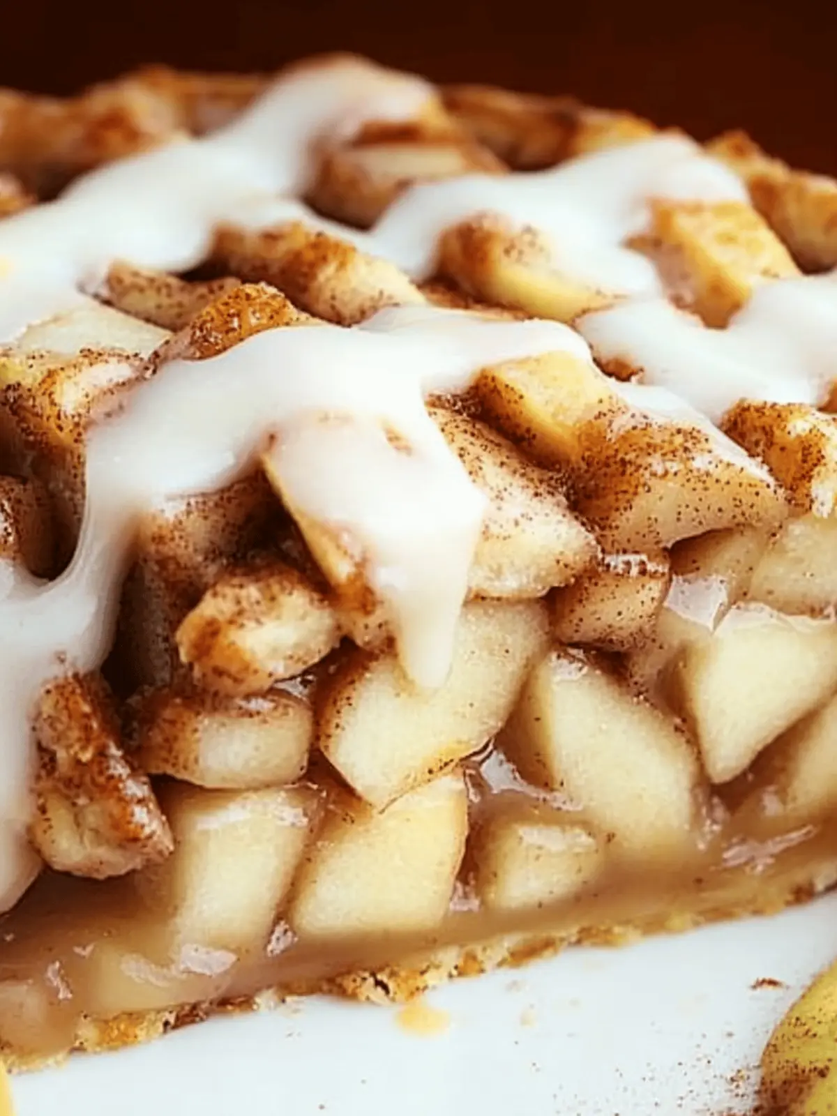 Cinnamon Roll Apple Pie