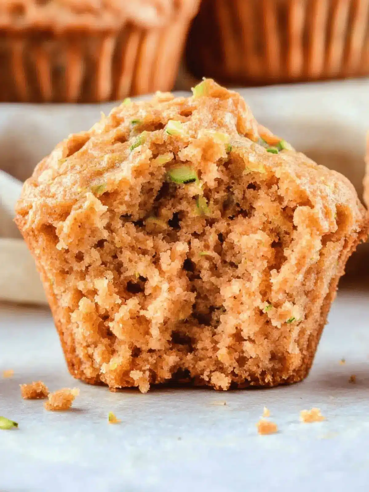 Whole Wheat Sweetpotato Zucchini Muffins