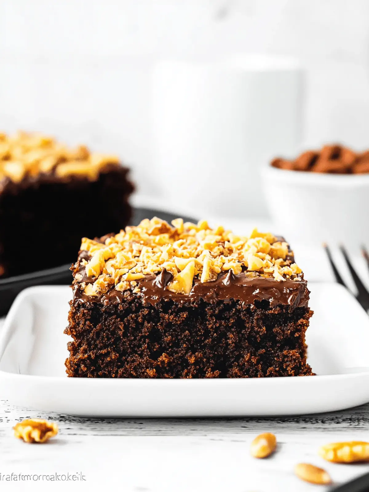 Eggless German Chocolate Sheet Cake