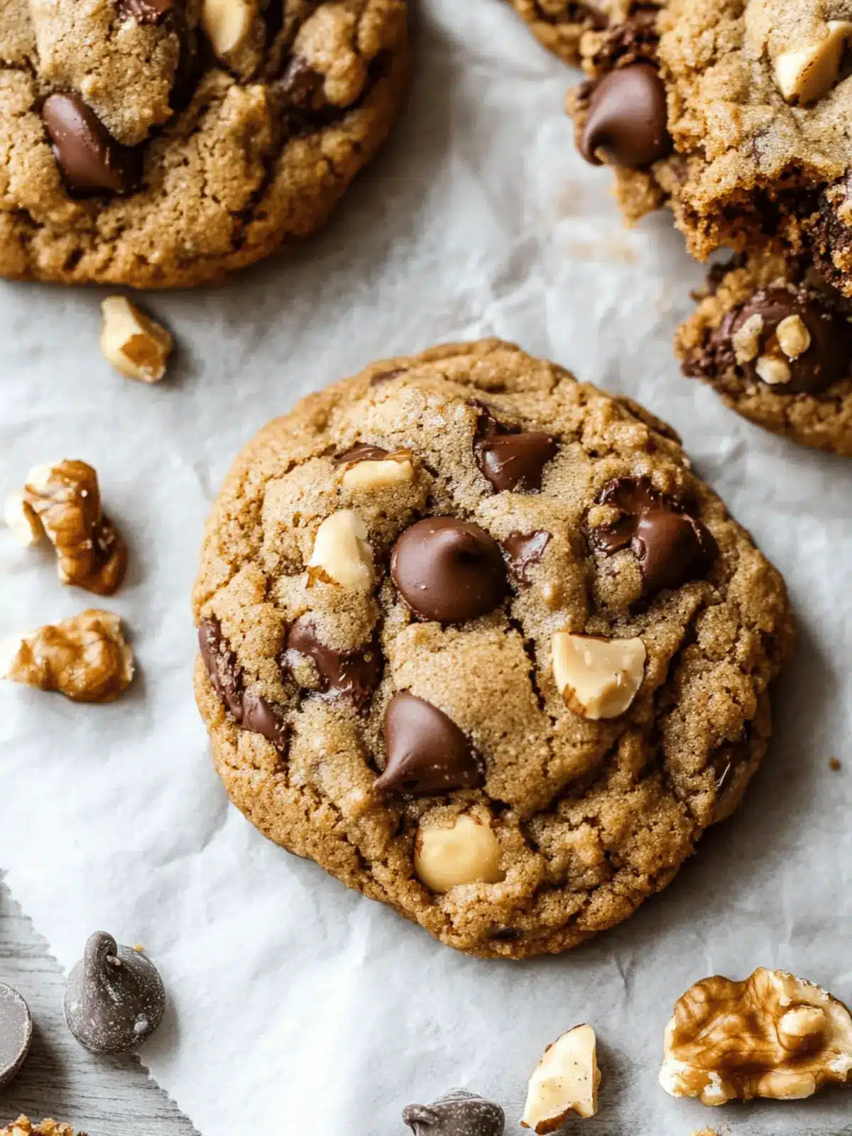 Chocolate Chip Walnut Cookies