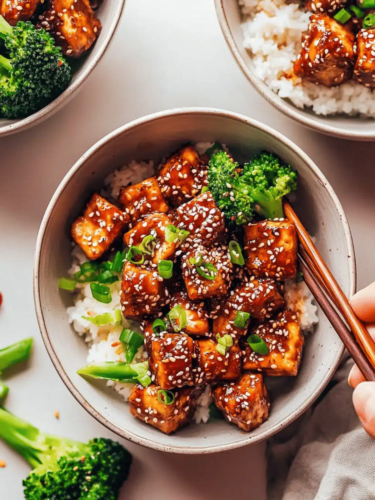 Spicy Garlicky Sesame Tofu (30 Minutes!)