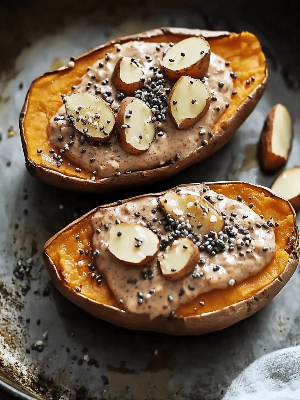 Deliciously Warm Breakfast Baked Sweet Potatoes with Almond Butter Bliss 4 Deliciously Warm Breakfast Baked Sweet Potatoes with Almond Butter