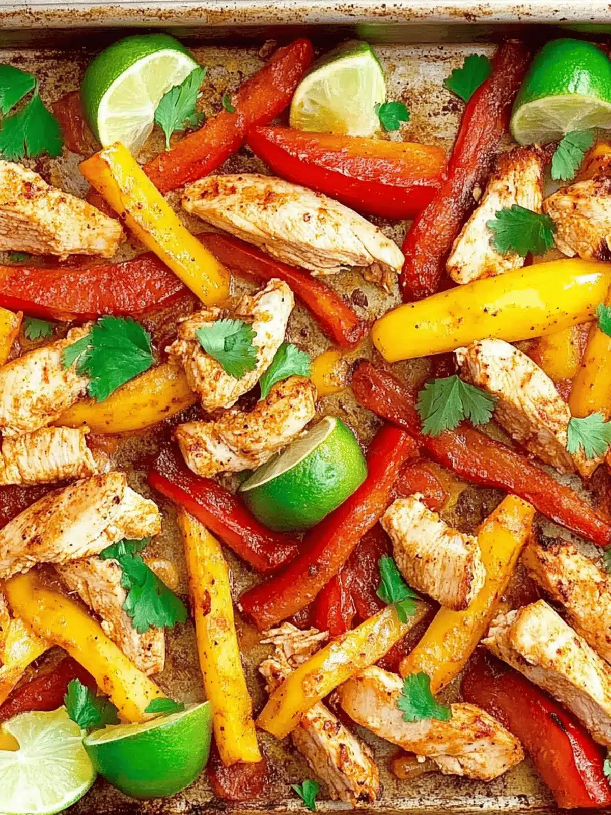 Sheet-Pan Chicken Fajitas