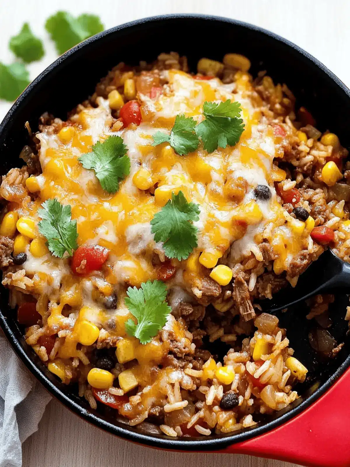Mexican Beef 'N' Rice Skillet