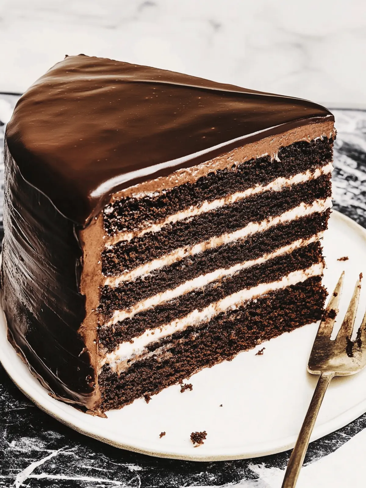 Chocolate Doberge Cake