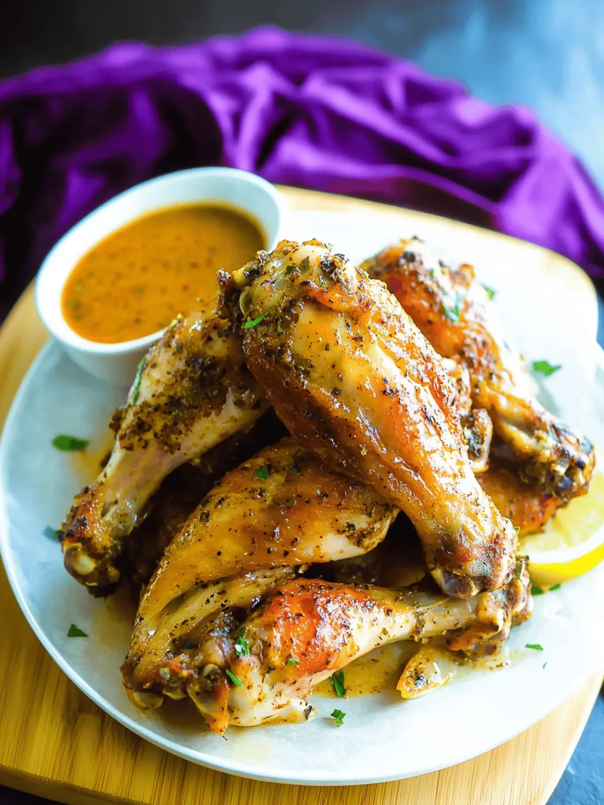 Cajun Roasted Turkey Wings