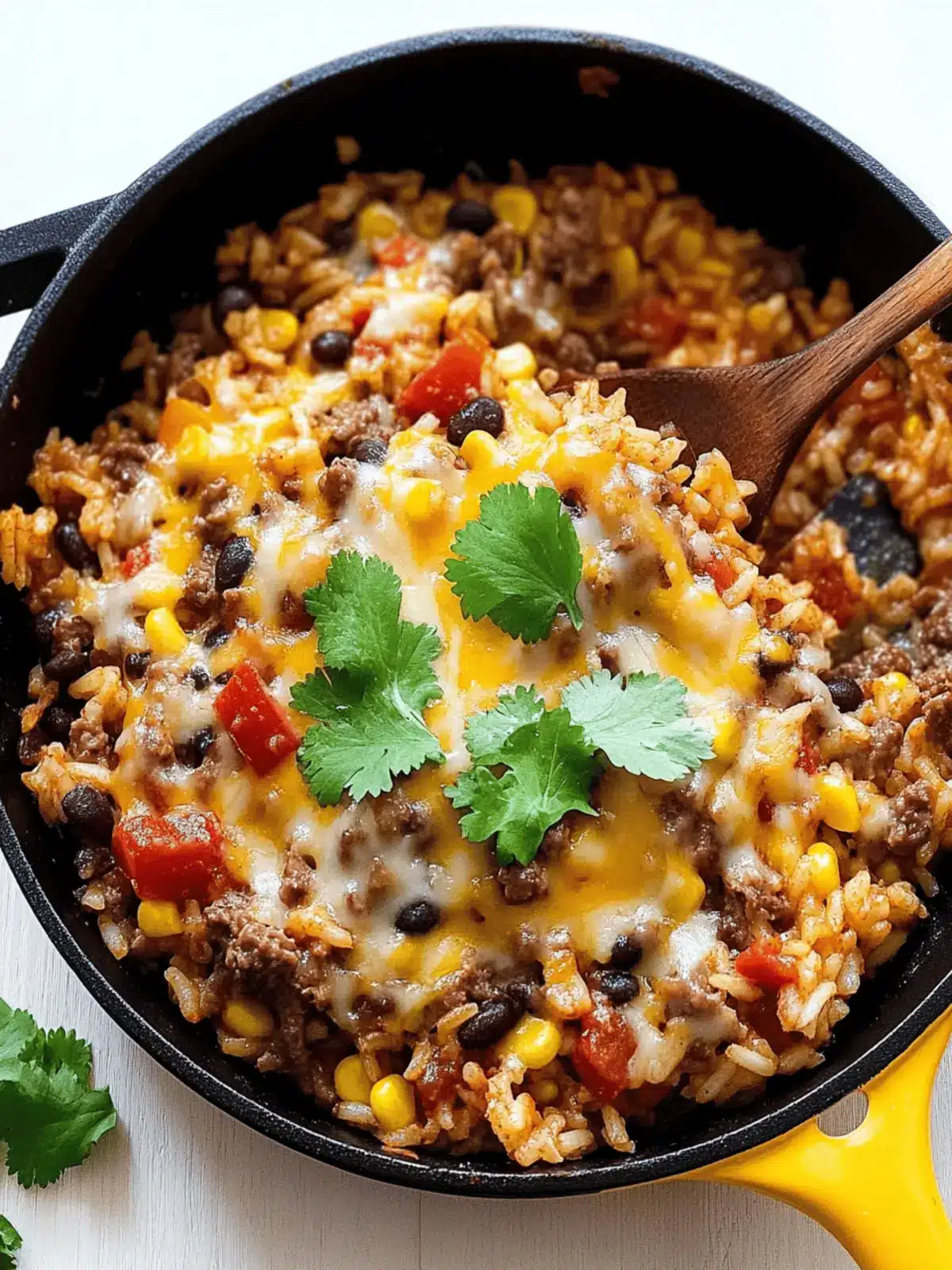 Mexican Beef 'N' Rice Skillet
