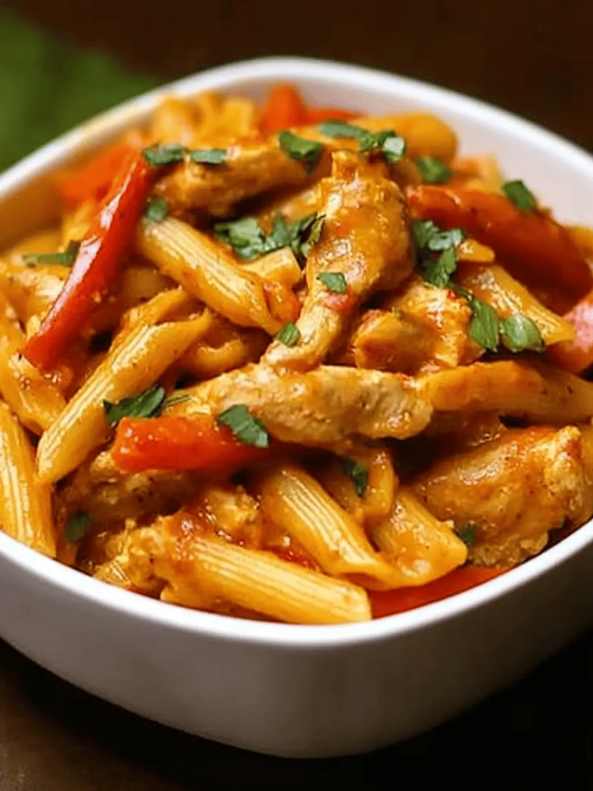 One-Pot Chicken Fajita Pasta