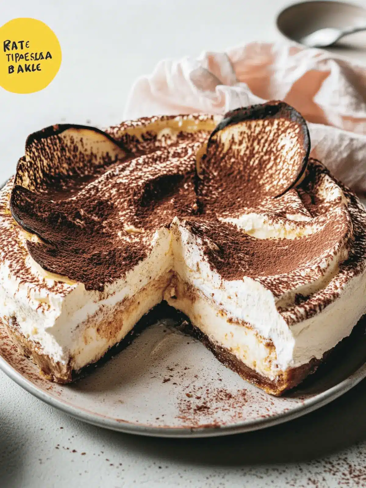 Tiramisu Basque Cheesecake