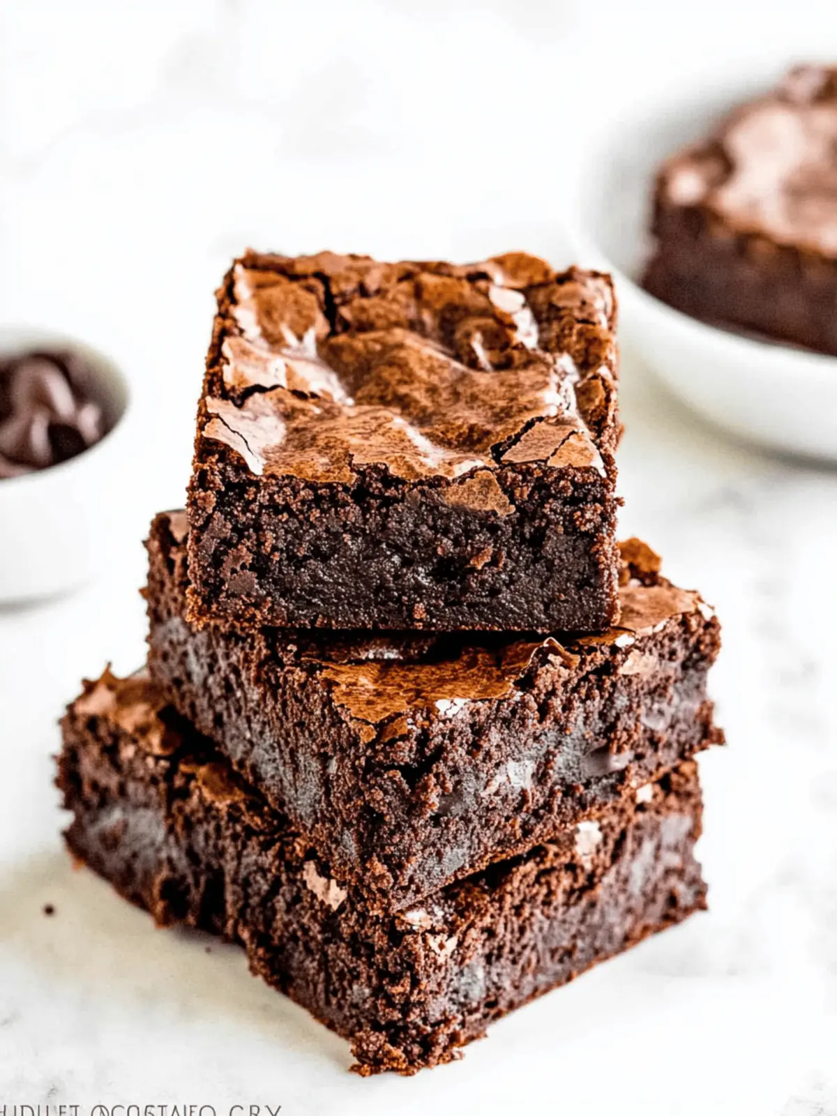 Ultimate Fudgy Brownies without Eggs