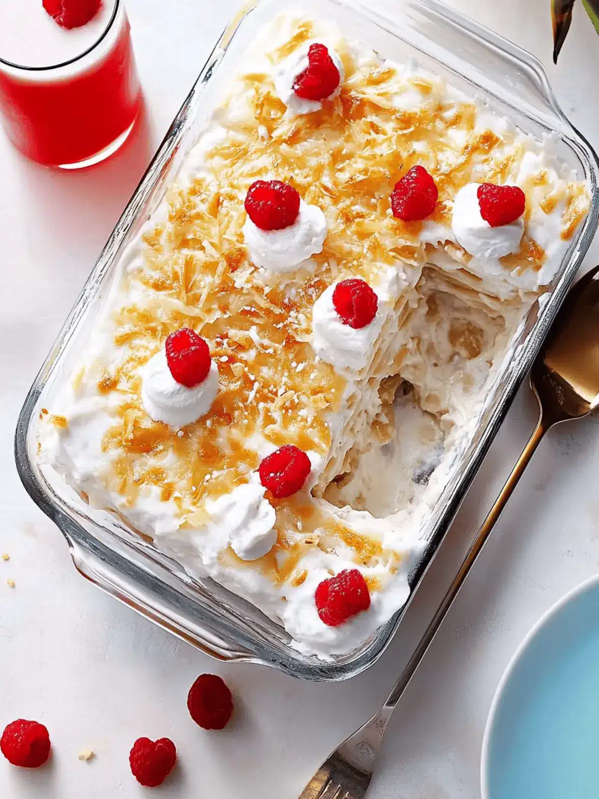 Piña Colada Lasagna