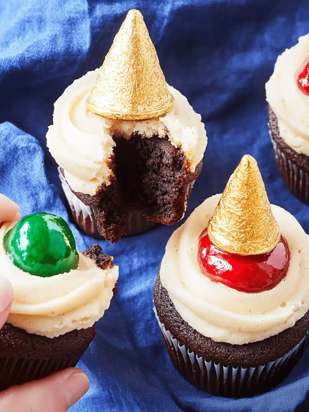 Sorting Hat Cupcakes