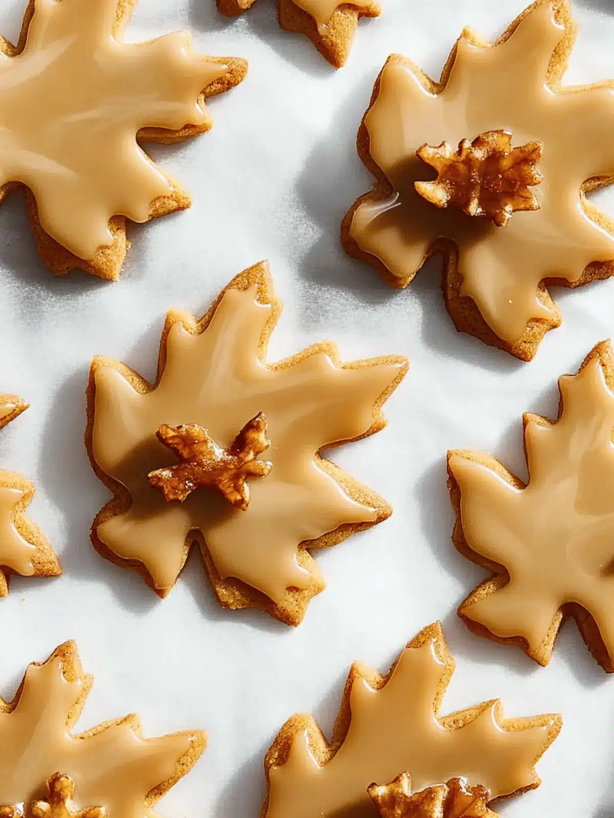 Fall for These Irresistible Glazed Maple Leaf Cookies 4 Fall: Glazed Maple Leaf Cookies