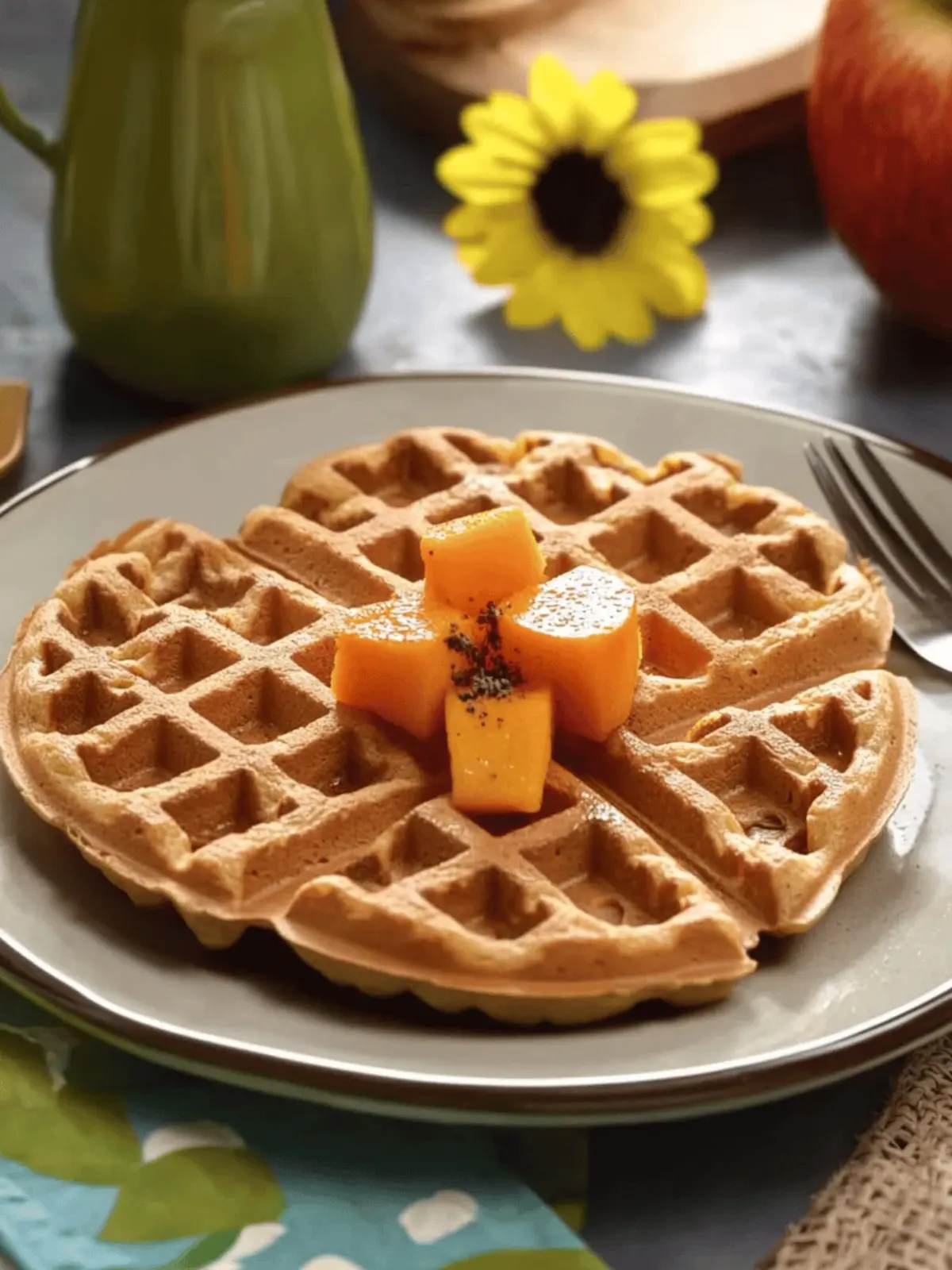 Sweetpotato Waffles
