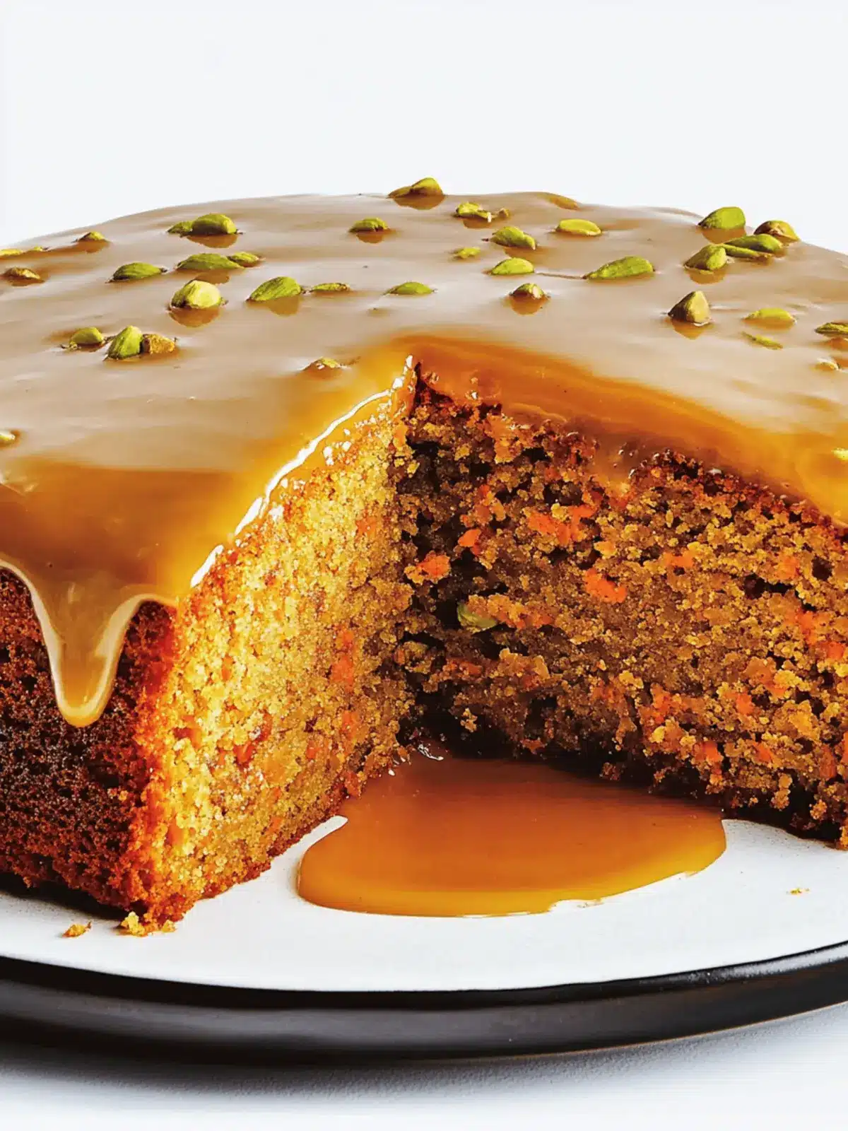 Cardamom-Pistachio Carrot Cake